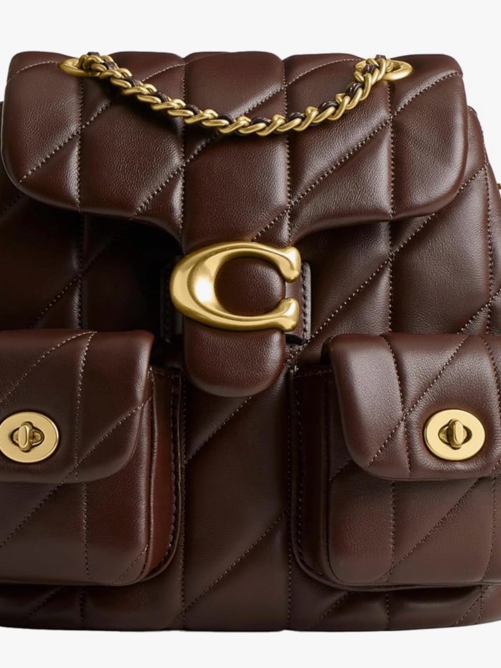 Coach Women's Quilted Leather Tabby Backpack
